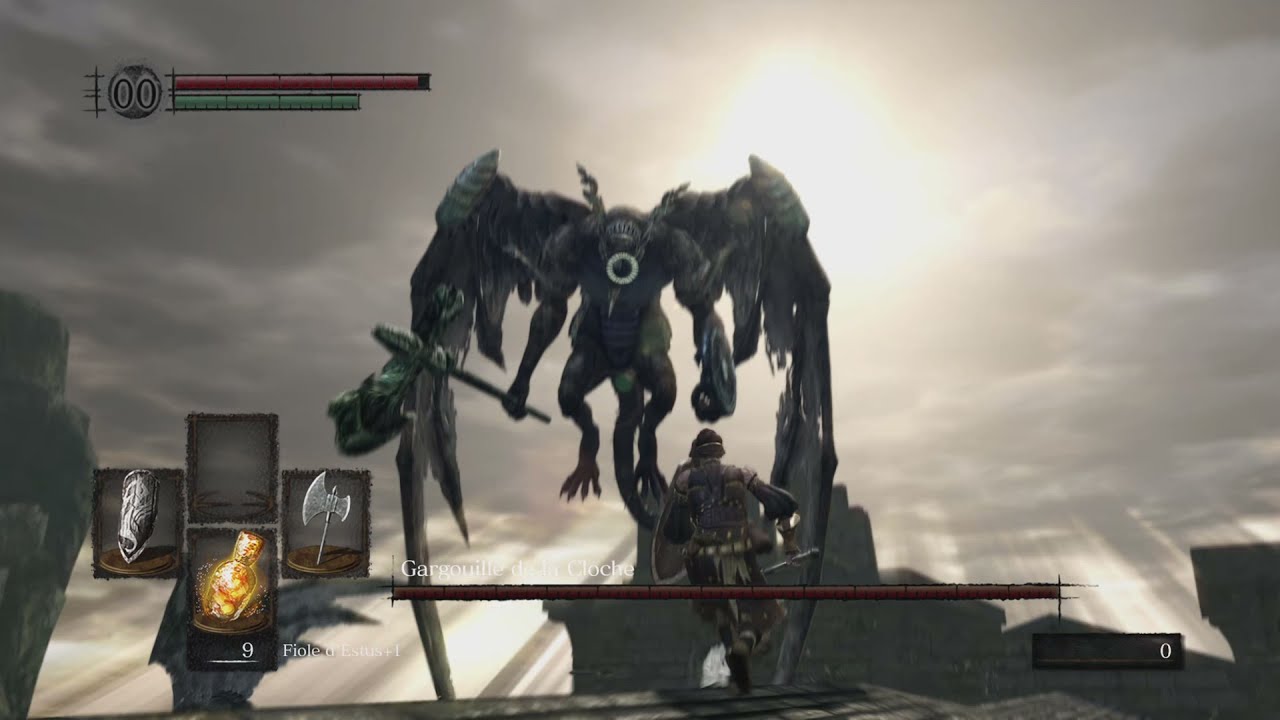 DARK SOULS: REMASTERED combat contre les Gargouilles de la Cloche