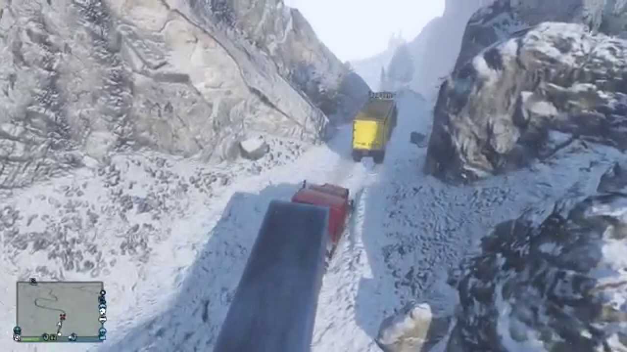 GTA5 RUTAS MORTALES EN LA NIEVE