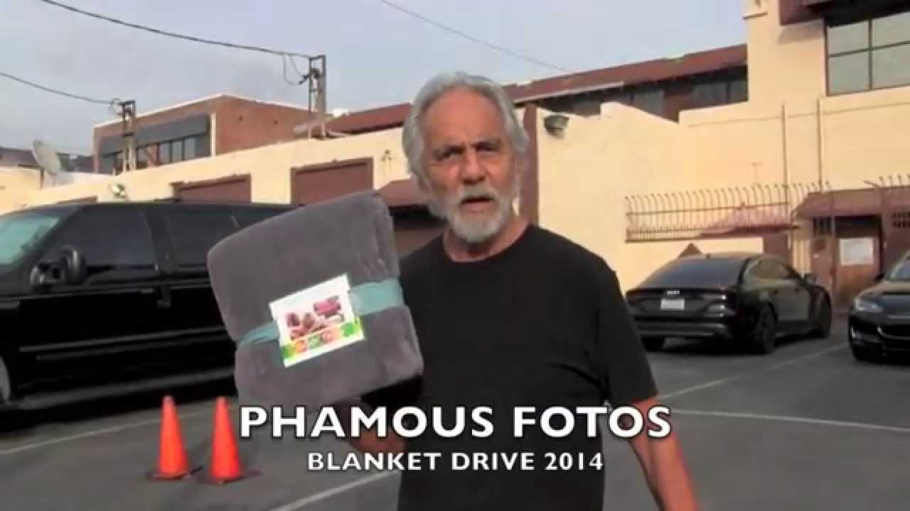 Tommy Chong seen at the DWTS studio and talks about fans, pot pipes and blankets