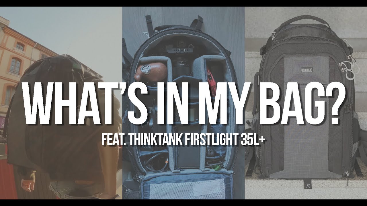 What's in my Bag?  Feat.Thinktank Firstlight 35L+ [Urban/street portrait sessions]