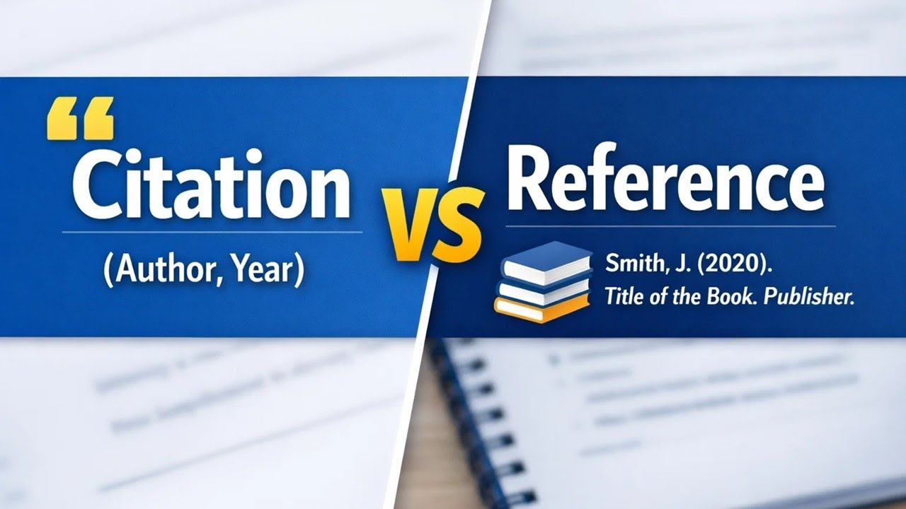 Difference between Citation and Reference