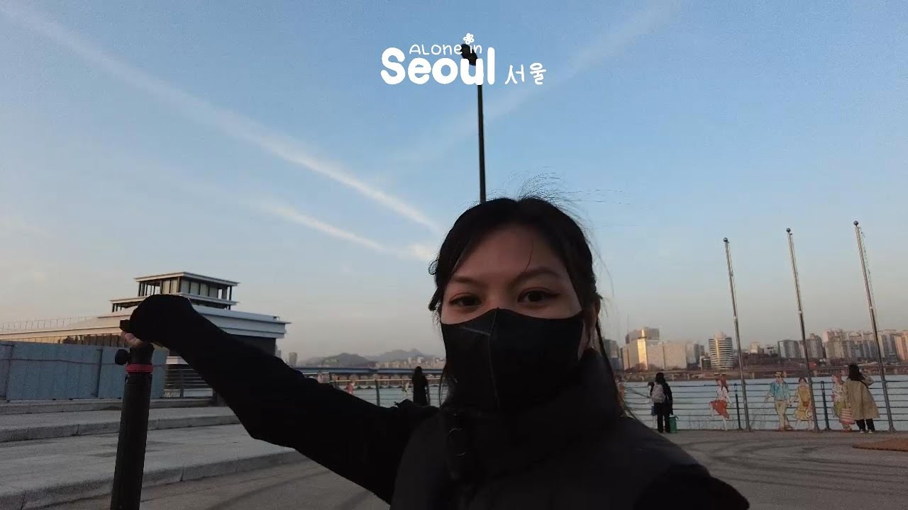 KOREA VLOG 🇰🇷 travelling solo p.7 — eating ramen at hanriver + visa tips