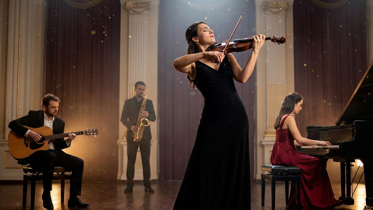 Saxophone, Violin & Piano – Romantic Instrumental Music for Relax & Love