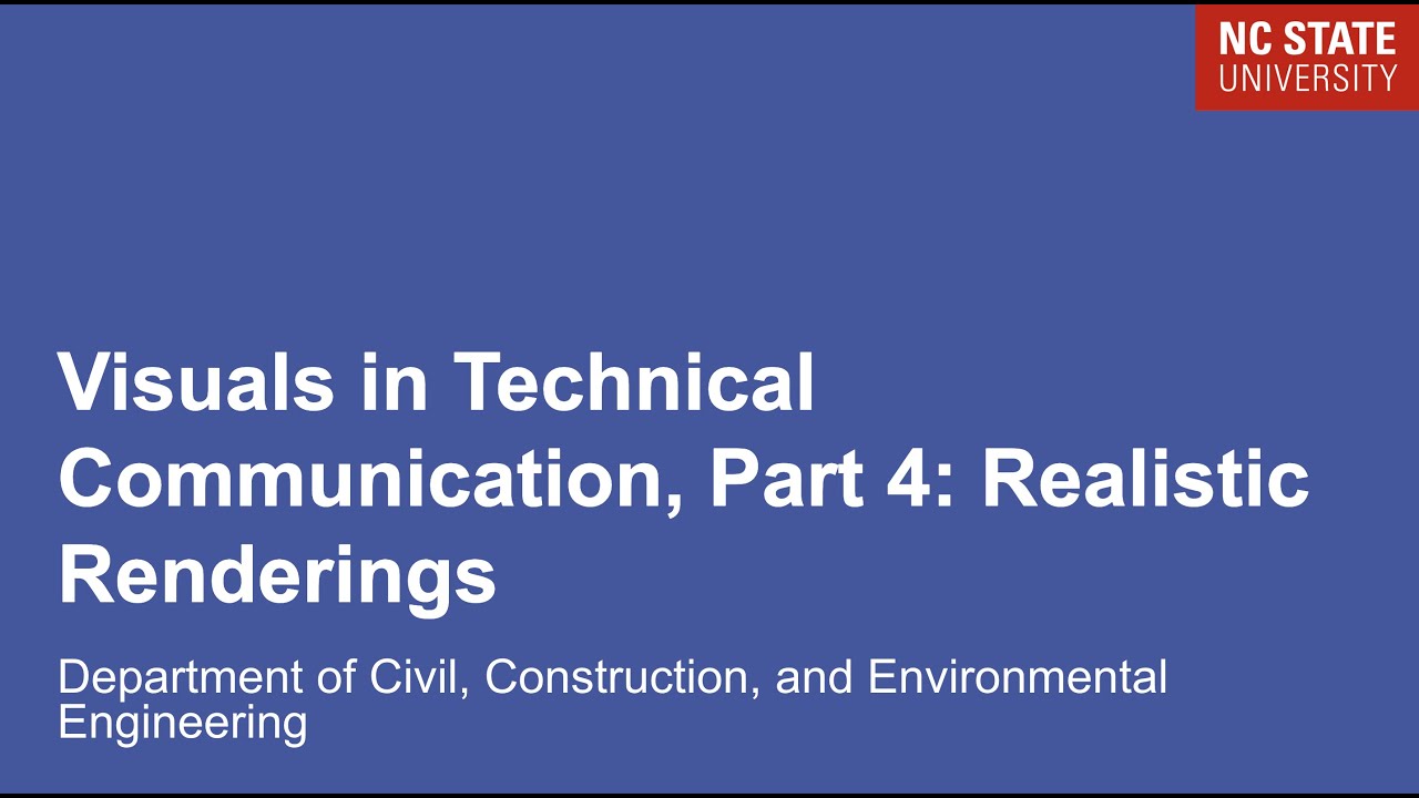 Visuals in Technical Communication, Part 4: Realistic Renderings
