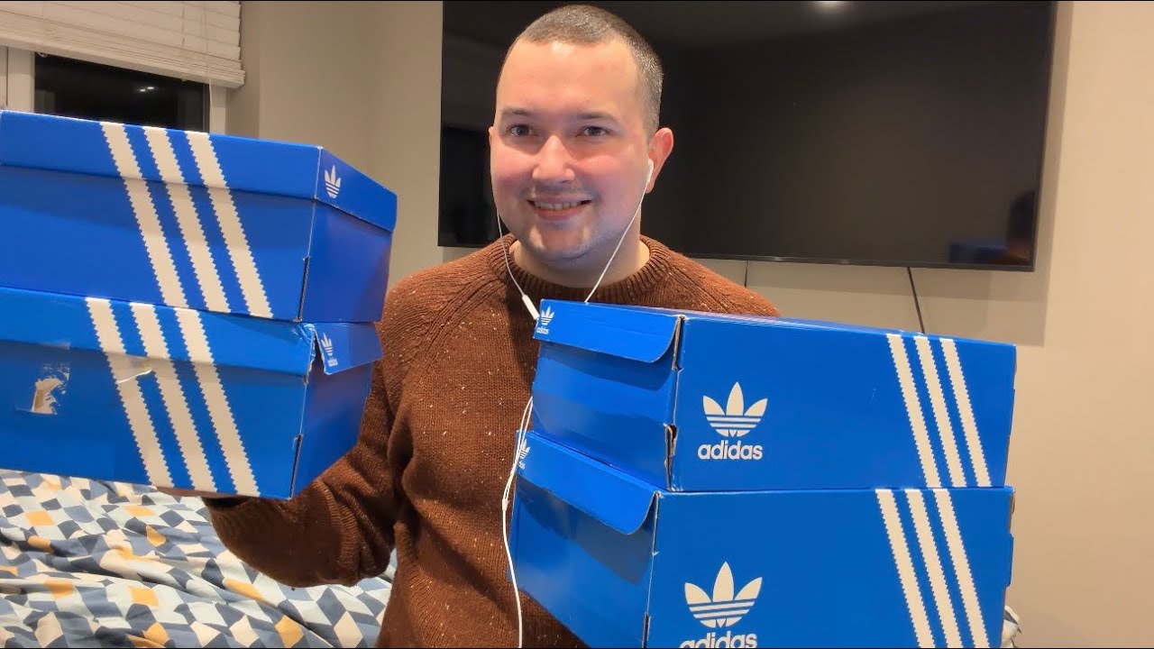 ASMR Adidas Trainer Haul | Soft Spoken Sneaker Show & Tell