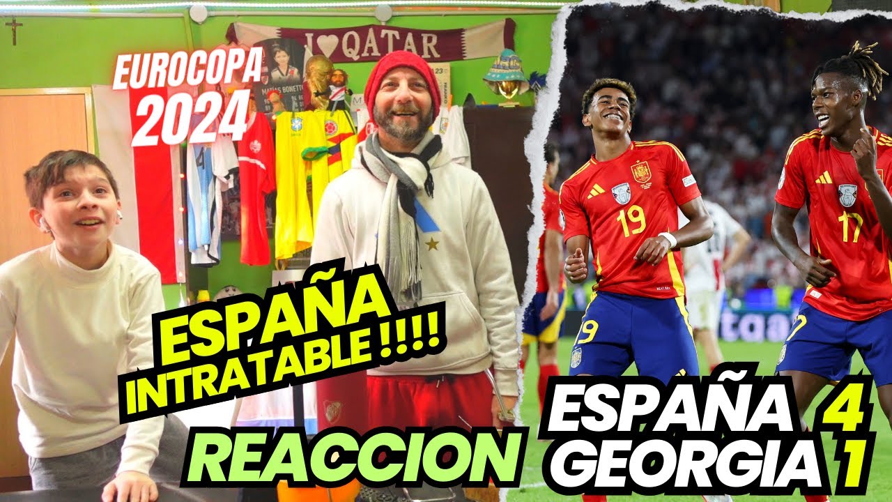 España 4 - 1 Georgia  | Reacciones de Hinchas Argentinos  | EUROCOPA 2024