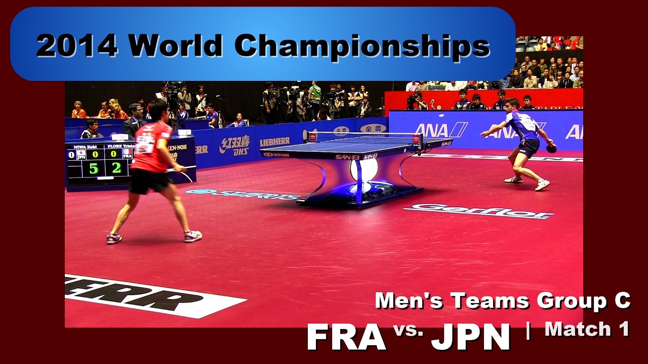 2014 WTTC Men's Team - Group C: FRA - JPN Match 1: Tristan Flore v Koki Niwa