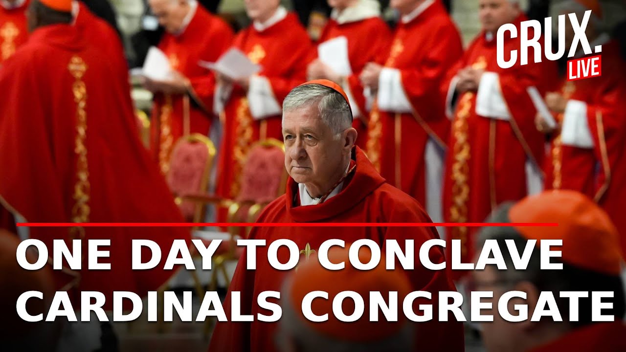 Papal Conclave LIVE | Cardinals Hold Final Meet Before Secret Vote Tomorrow On Next Pope | Vatican