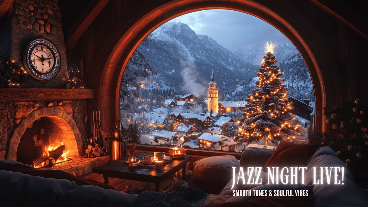 Cozy Winter Jazz 🌨️ Cozy Jazz Music for Snowy Days, Reading & Relaxation