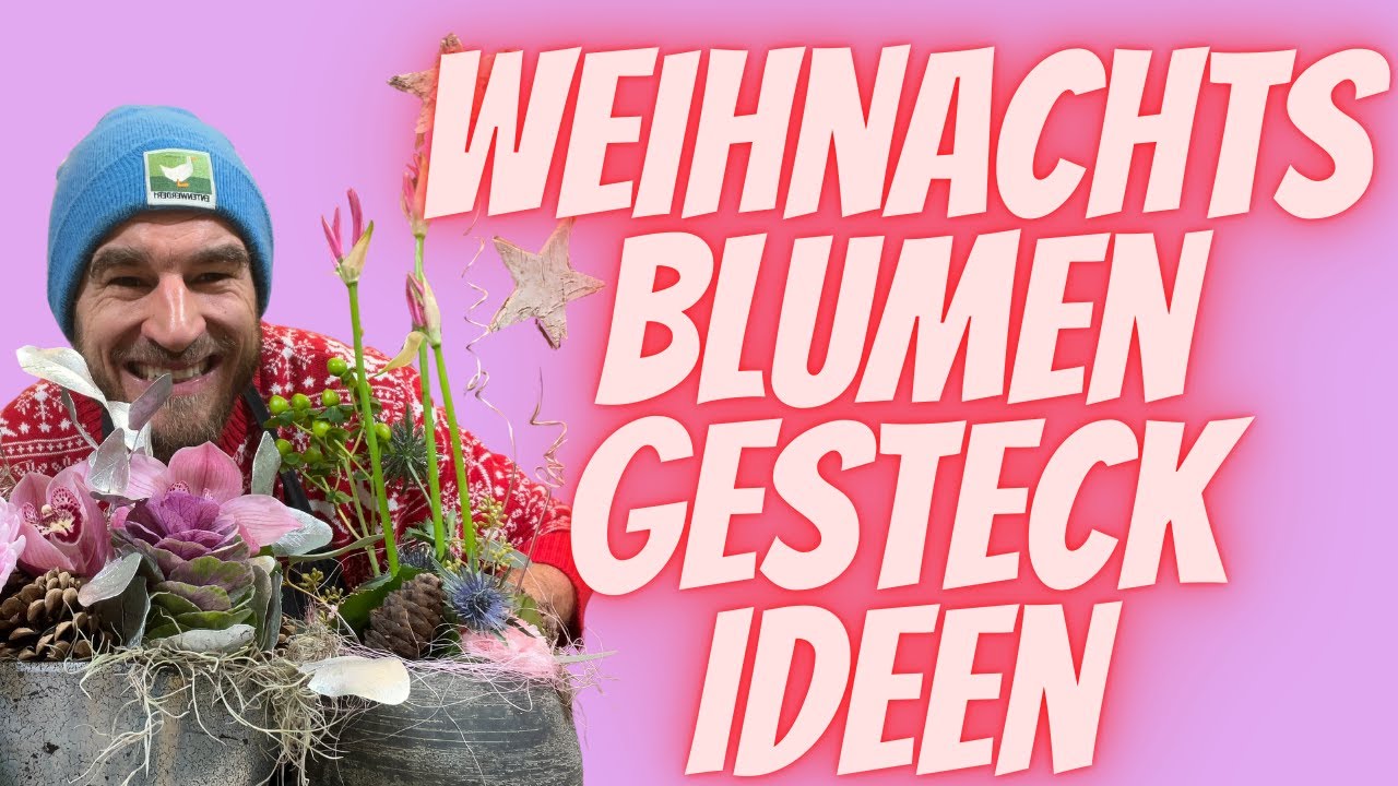 2 Blumengesteck-Ideen f&uuml;r Weihnachten &ndash; wie vom Profi
