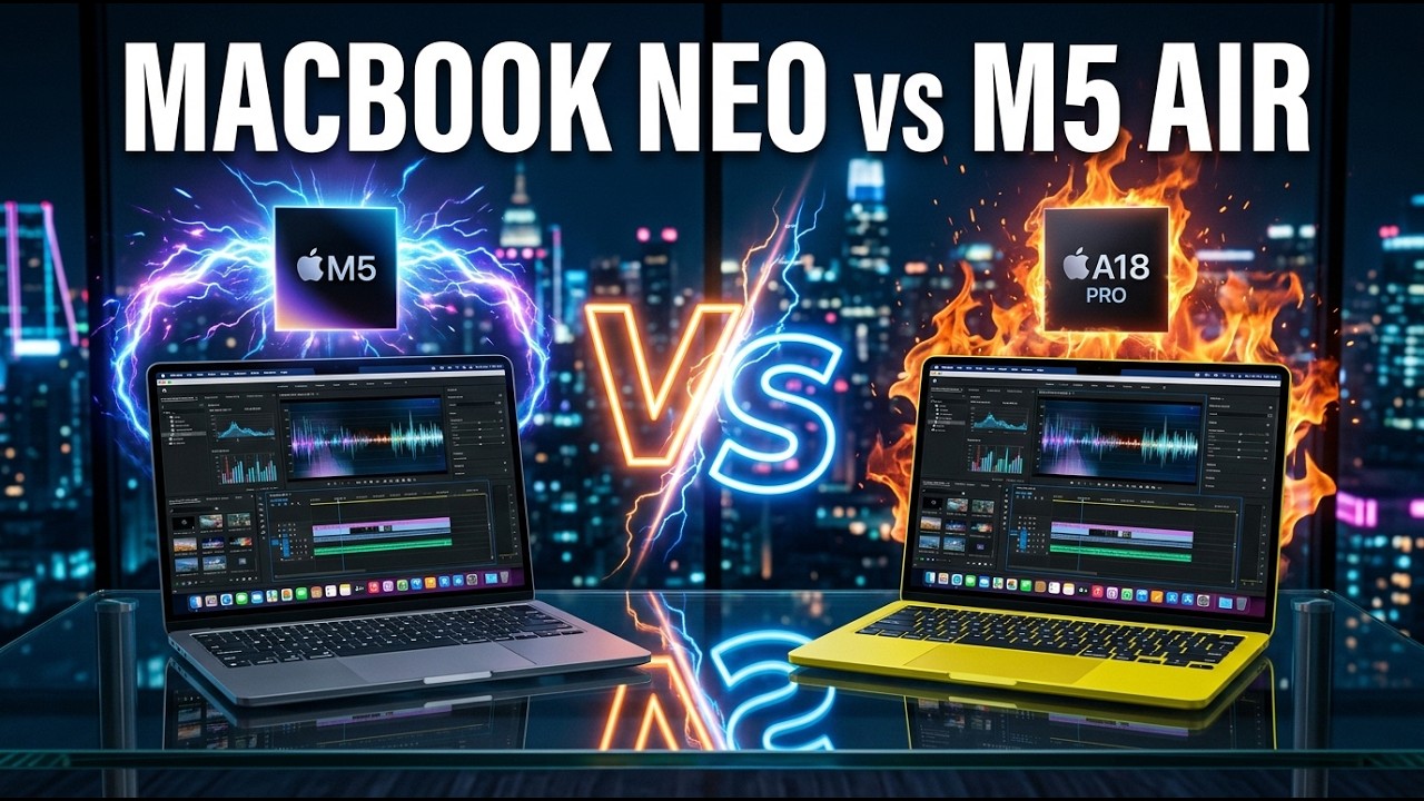 MacBook Neo против M5 Air: секрет Apple в 599 долларов наконец-то раскрыт! ⚠️