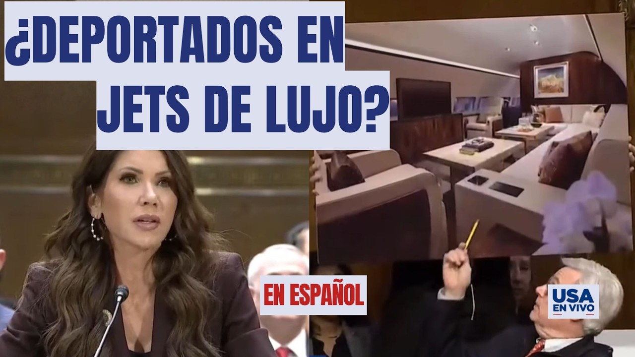 ¿Jets de lujo dormitorios para deportaciones? Tenso interrogatorio sacude Congreso | USA EN VIVO 🔴