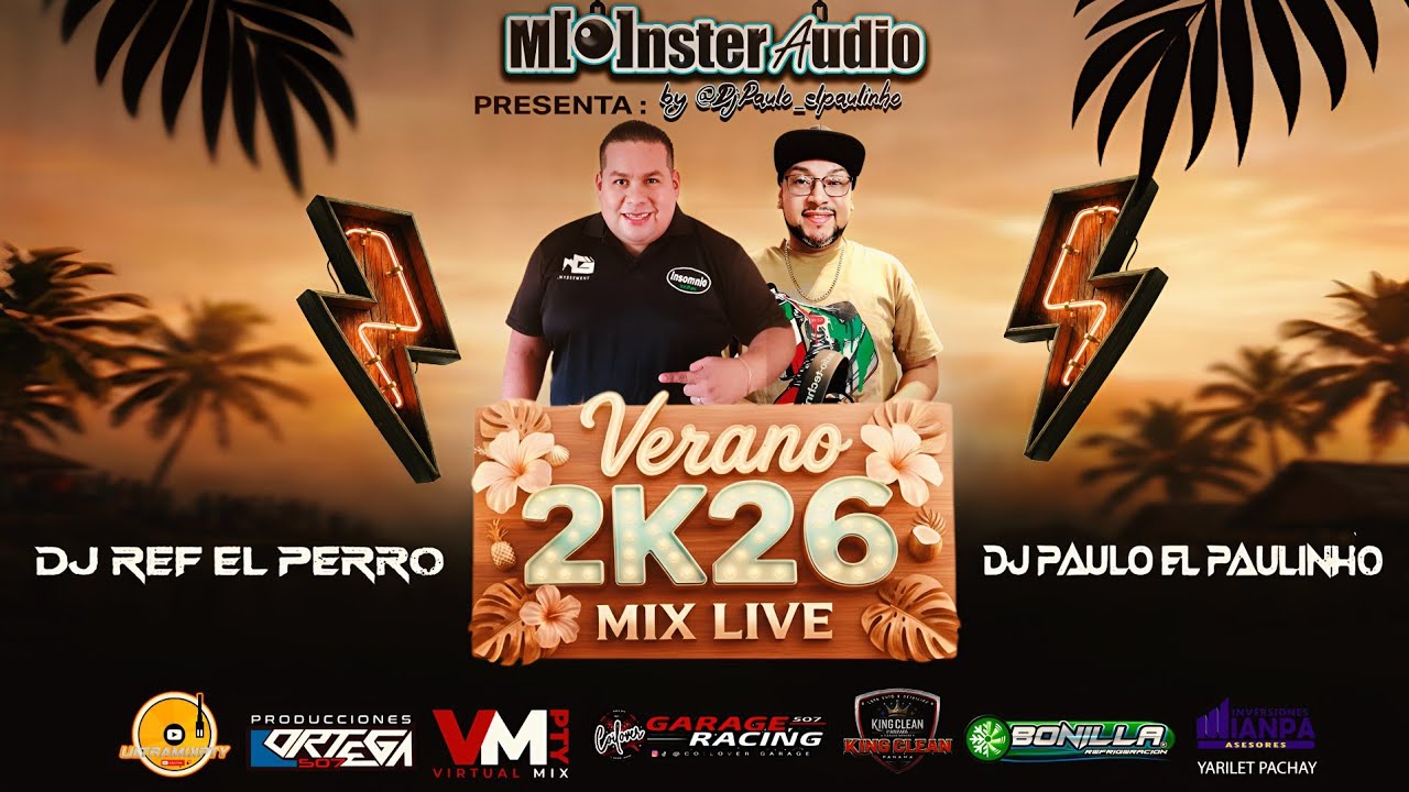 🌞VERANO 2026 MIX LIVE🔥- DJ PAULO EL PAULINHO ❌ DJ REFF EL PERRO - #PLENA2026 #MIX2026 #VERANO #MIX