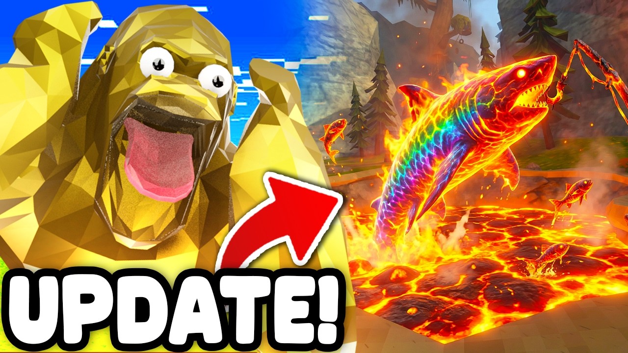 NEW LAVA FISHING UPDATE is HIDING SECRETS in Animal Company! (Animal Company VR)