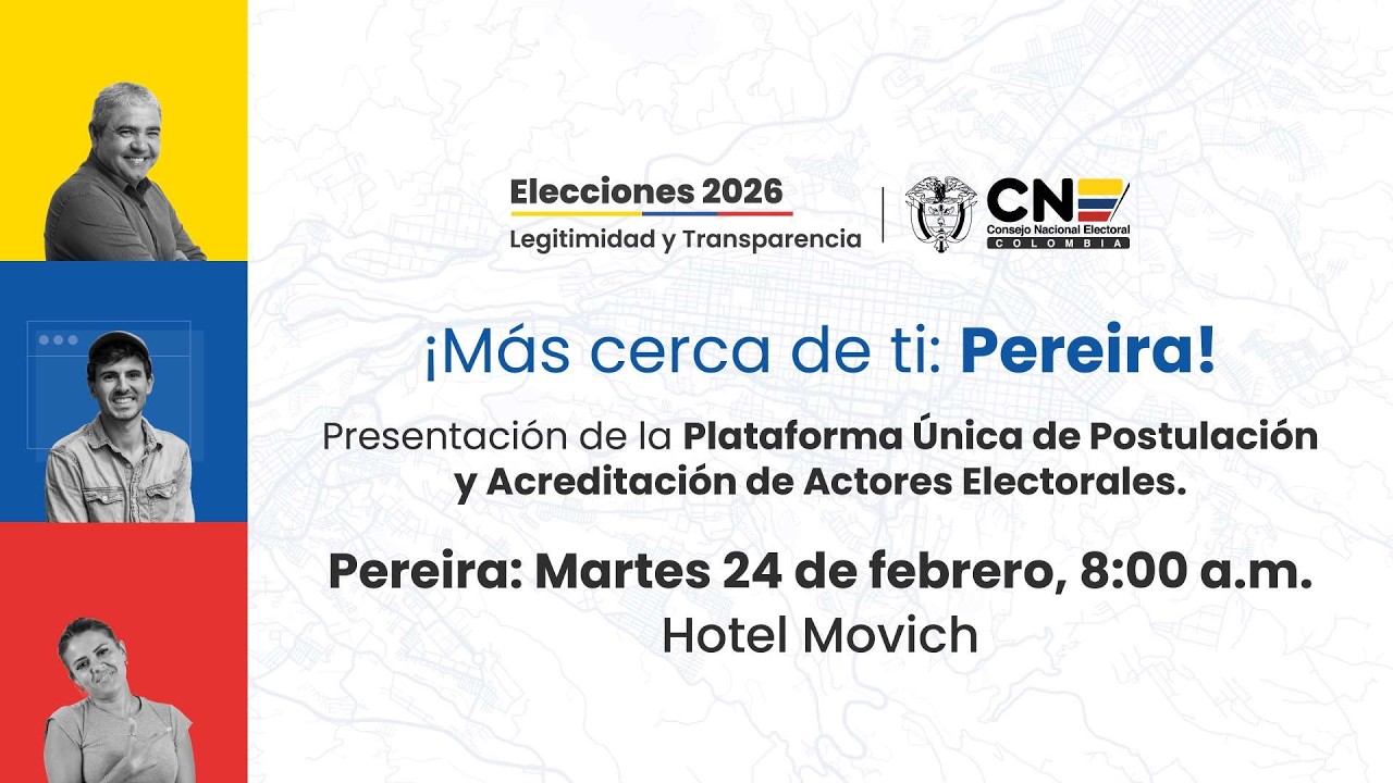 Presentación de la plataforma de Postulación y Acreditación de Testigos Electorales