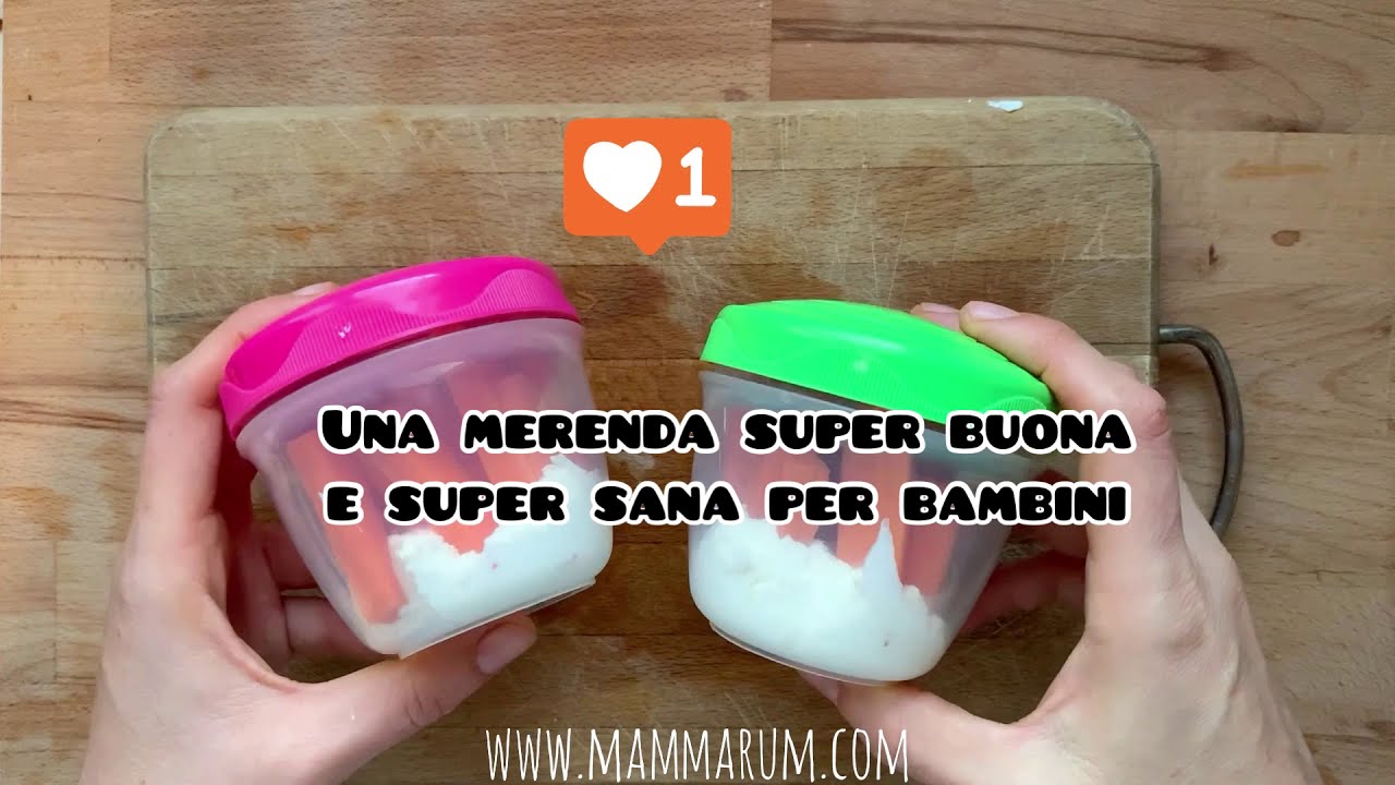 Un&rsquo;idea per una merenda per bambini anche da portare a scuola super buona e super sana