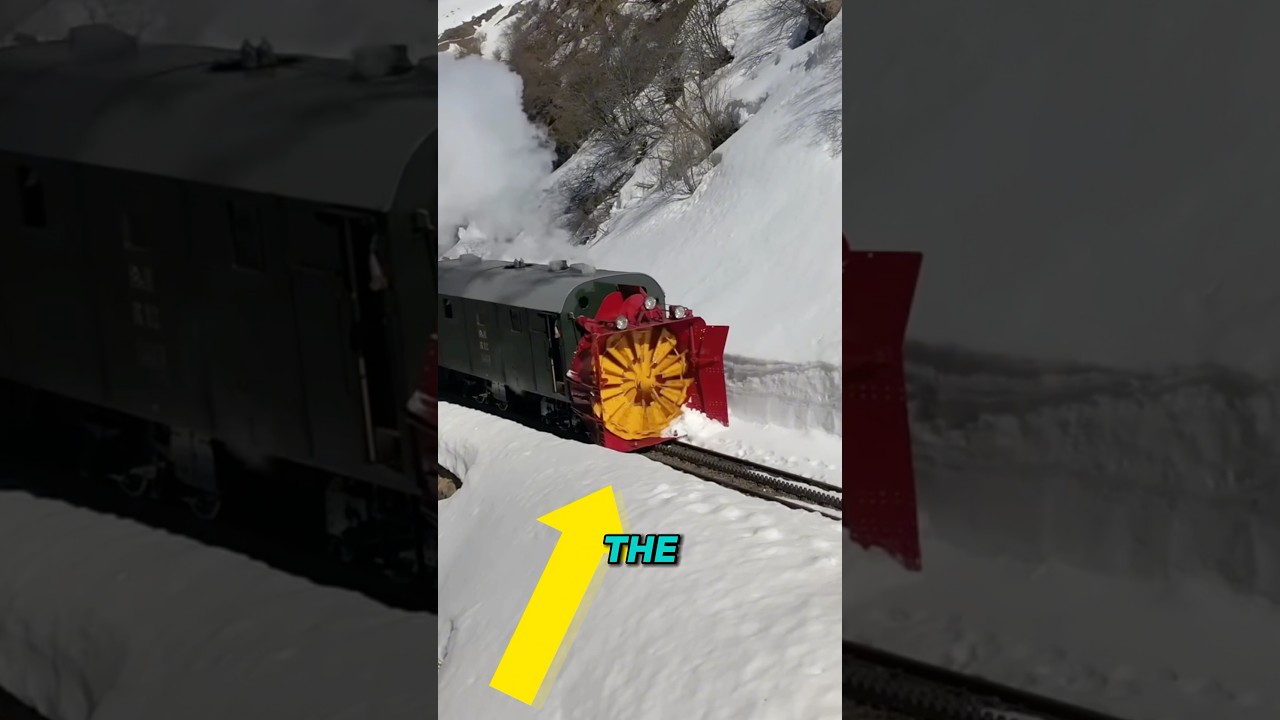 How Trains Keep Tracks Clear in Heavy Snow