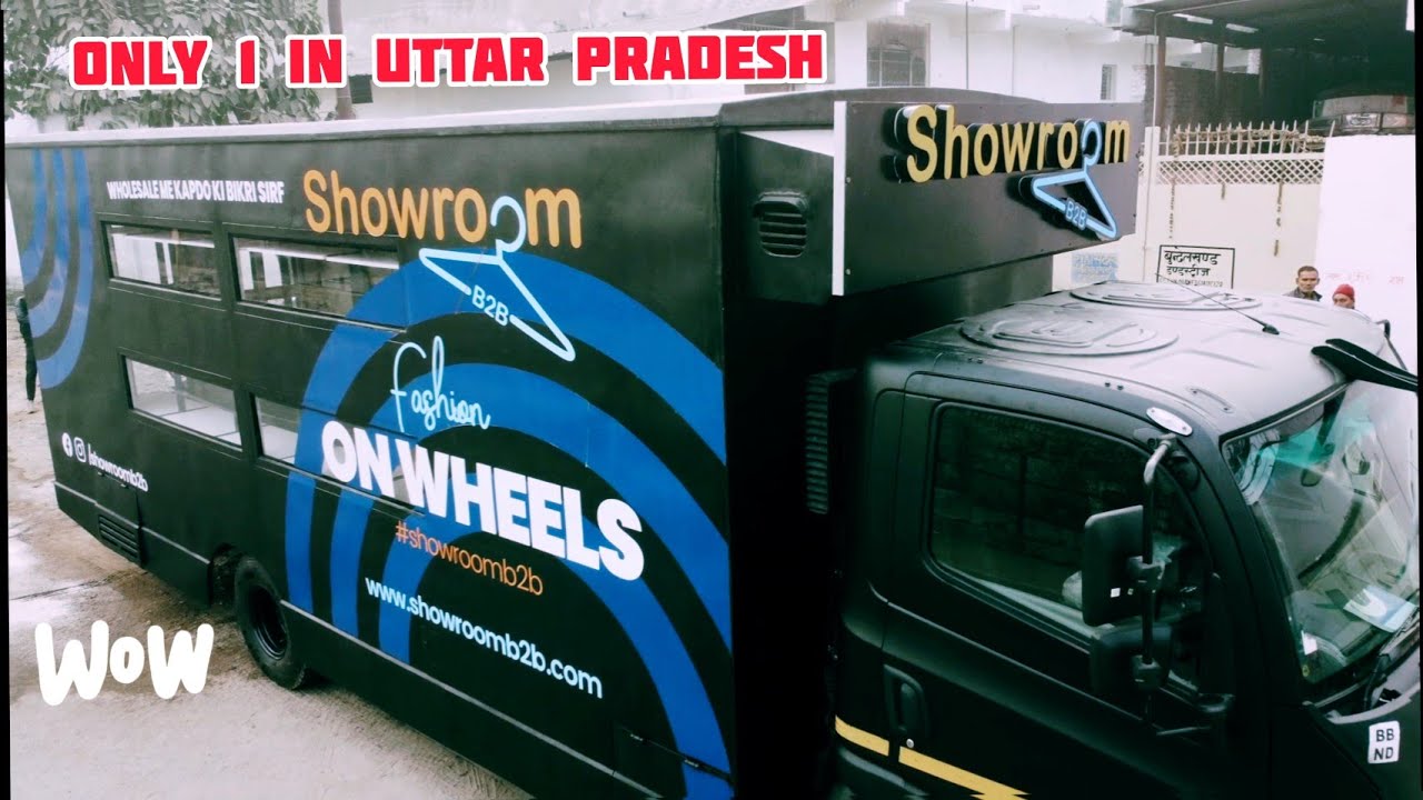 Amazing✨ Garment🤩 SHOWROOM on Wheels |⭐ No.1 in INDIA | 2023 | Marketing & Branding Van #showroomb2b