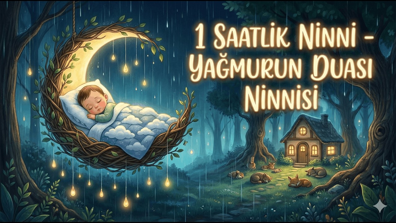 1 Saatlik Ninni - Yağmurun Duası Ninnisi 🌙