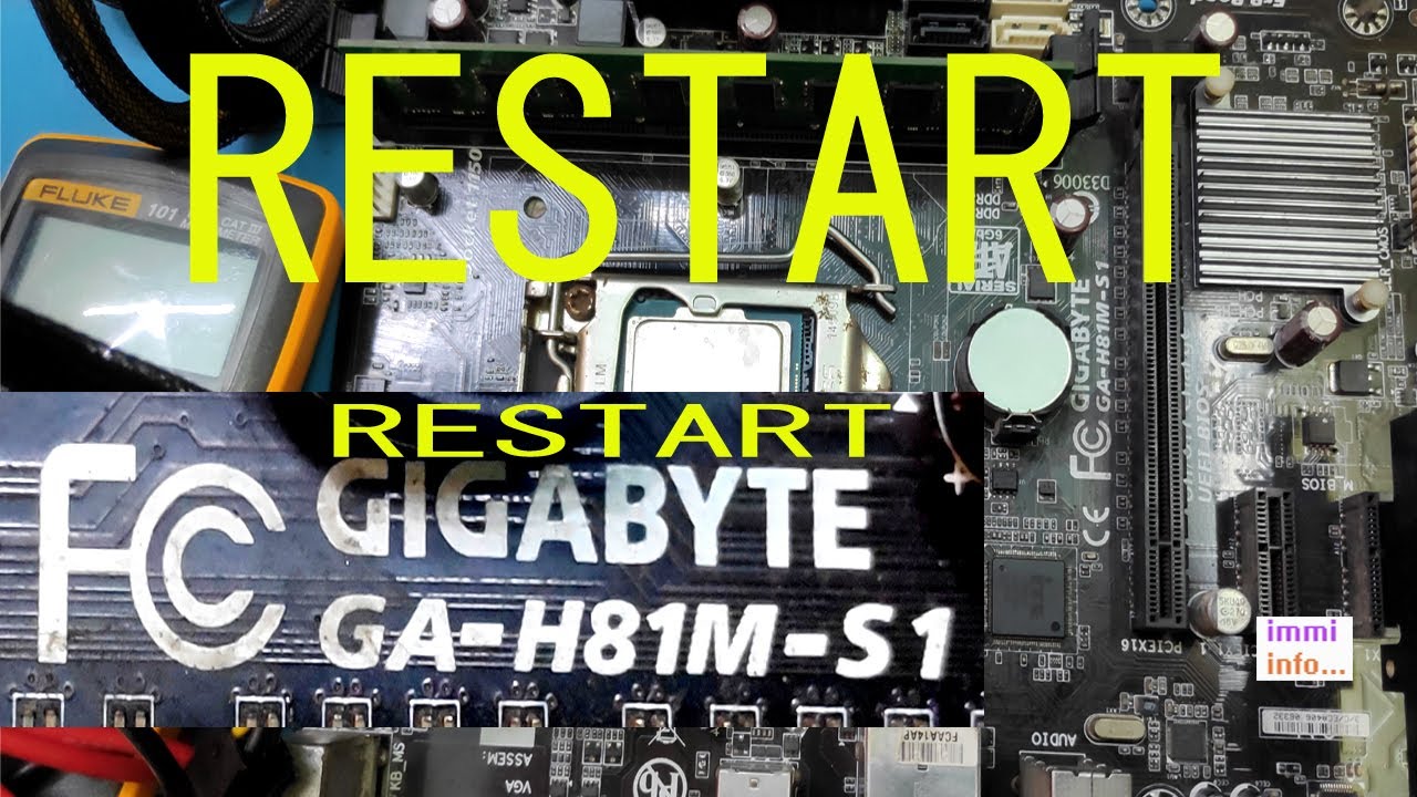 GIGABYTE GA H81M S1 RESTART PROBLEM SOLVED