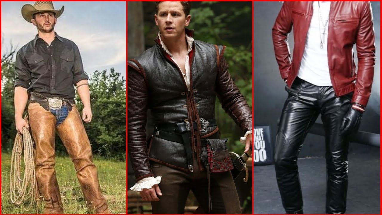 Fantastic and stylish leather outfits for boys, mens