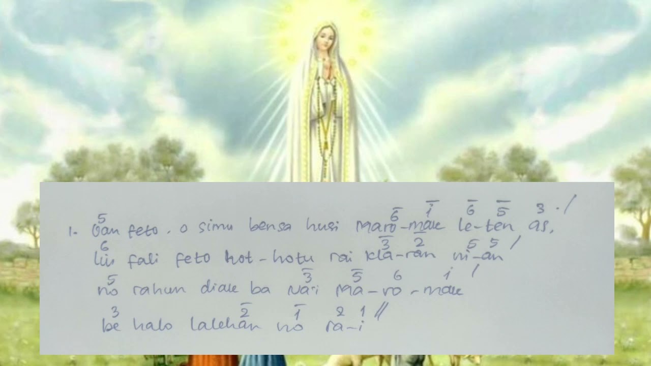 Salmo dia 13 de Maio (Nossa Senhora de Fátima) : Ita Mak Ami Povo Nia Diak: Aranjamentu: BASoares