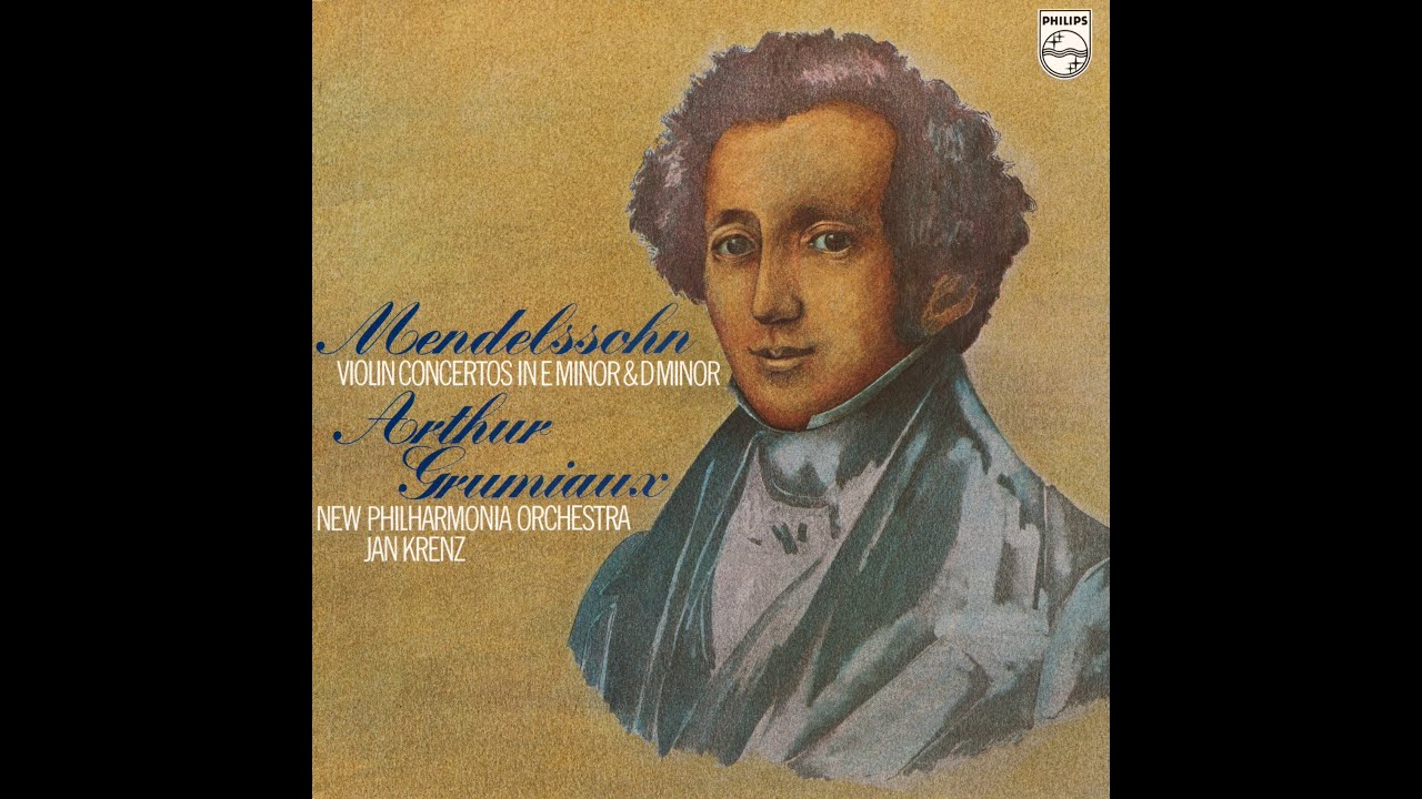 Mendelssohn: Violin Concerto in D minor (1822) - Arthur Grumiaux, Jan Krenz, Philhamonia Orchestra