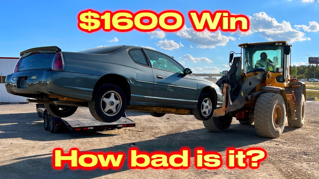 I won a 2004 Chevy Monte Carlo from IAA for $1600! Will it Drive??