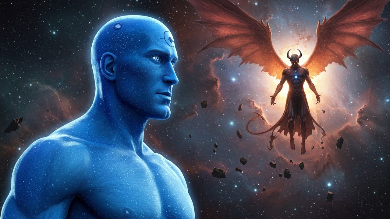 Lucifer vs Dr. Manhattan – When Divinity Faces Detachment