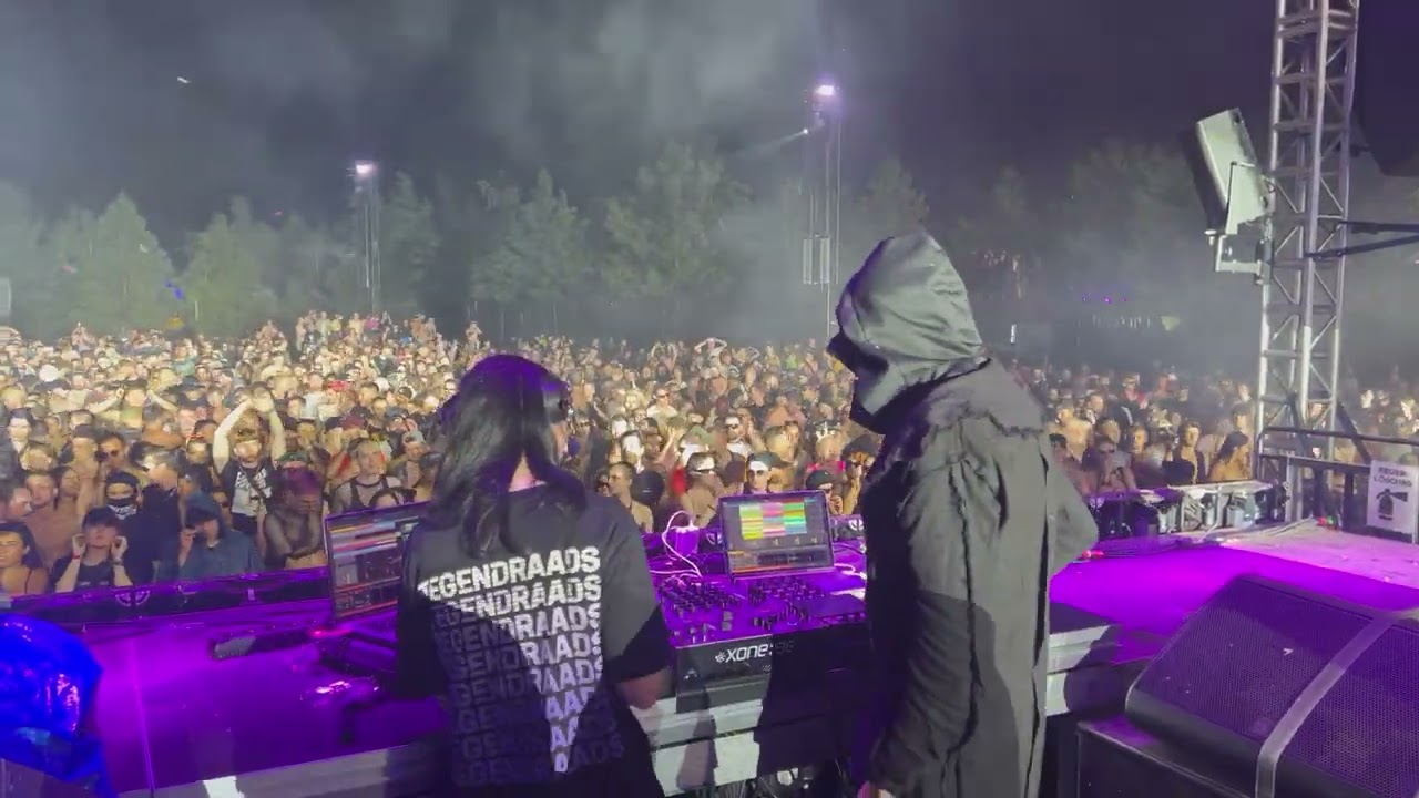 Snts B2B Paula Temple ..Hive Festival ( Germany Lipsia 15-07-2023 ) 💣🥷🔉🔥🥷🖤🥷
