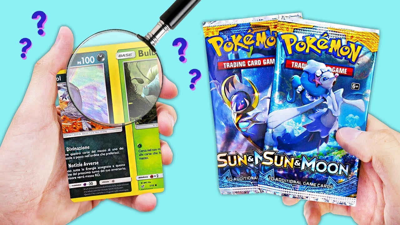 CARTA POKEMON CON ERRORE DI STAMPA RARISSIMO E BUSTINE FAKE MAI VISTE!