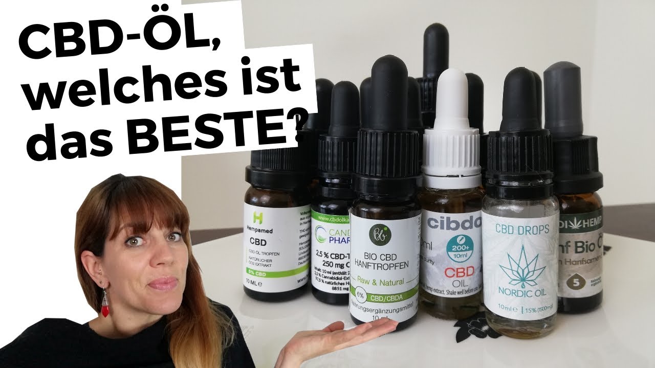 CBD-&Ouml;L TEST | die 3 Testsieger im Detail.