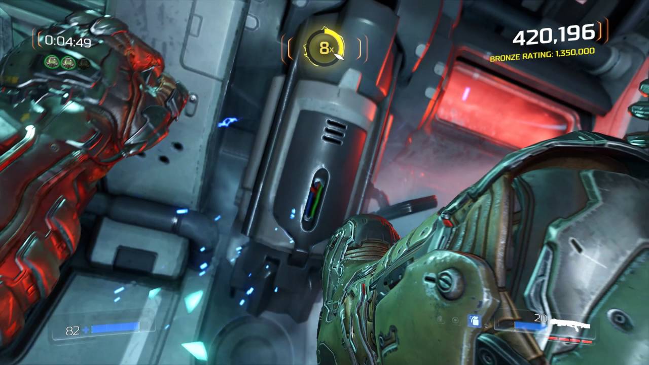 DOOM (2016) Arcade Mode: Argent Facility