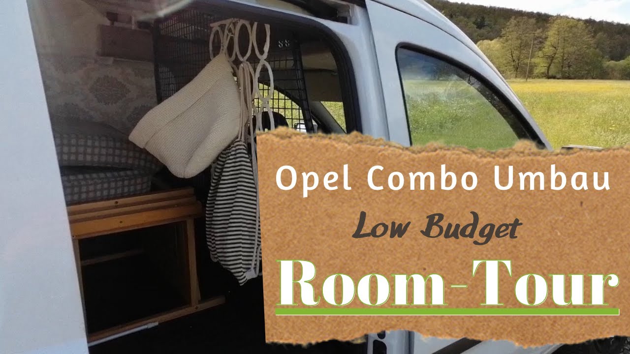 Opel Combo Conversion - Erste ROOMTOUR | Ausbau zum Mini Camper | UNTER 100 Euro