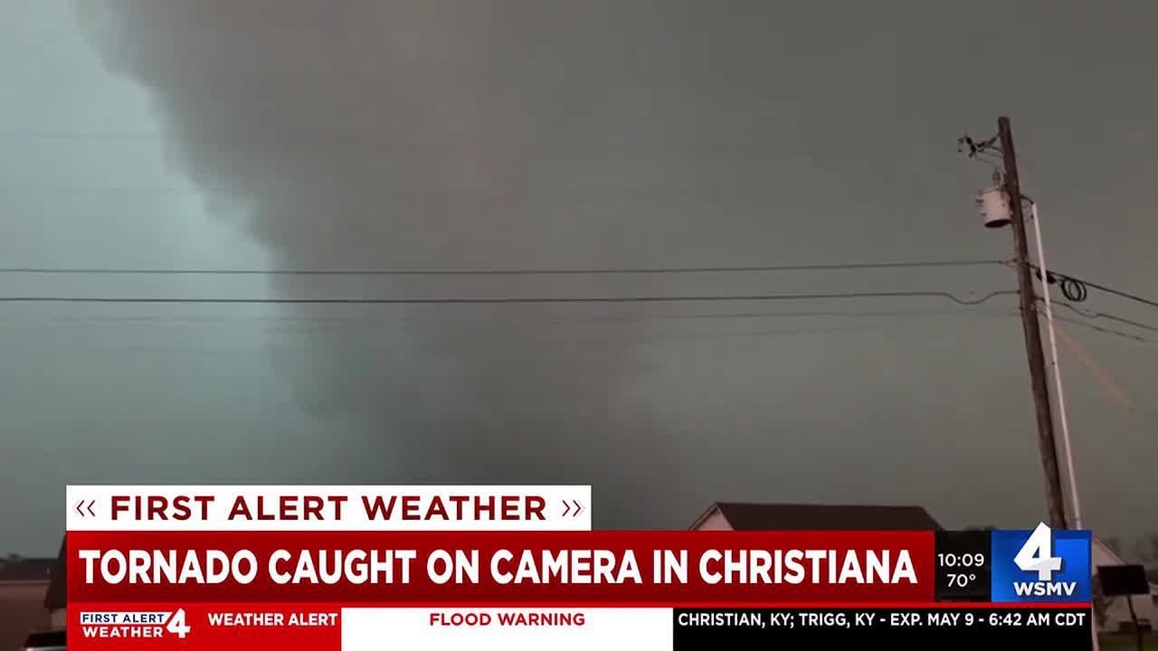 Storm damage in Christiana