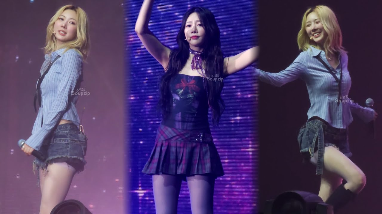 240401 Dreamcatcher YooHyeon JiU Fancam 'Fairytale+Starlight+Wake Up+거미의 저주' / 드림캐쳐 유현 지유 직캠