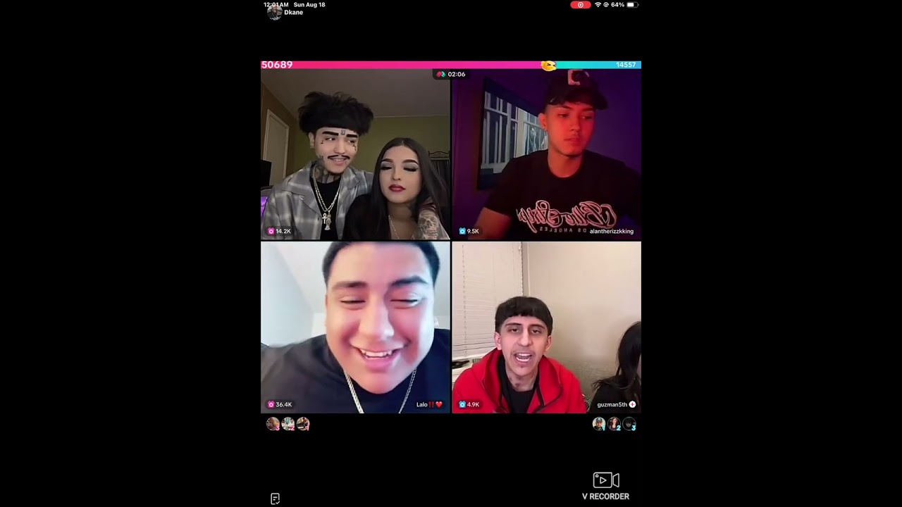 Dkane Lalo alan and Guzman live