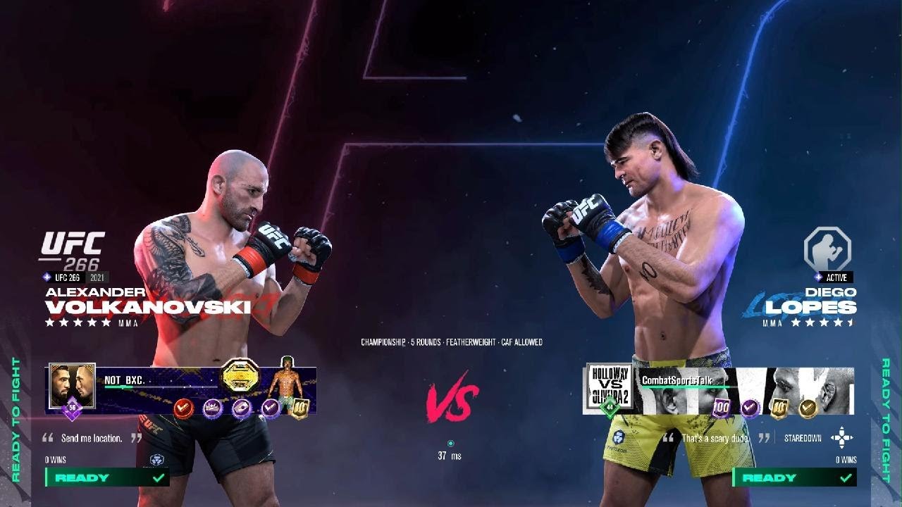 UFC 5 Alexander Volkanovski vs Diego Lopez