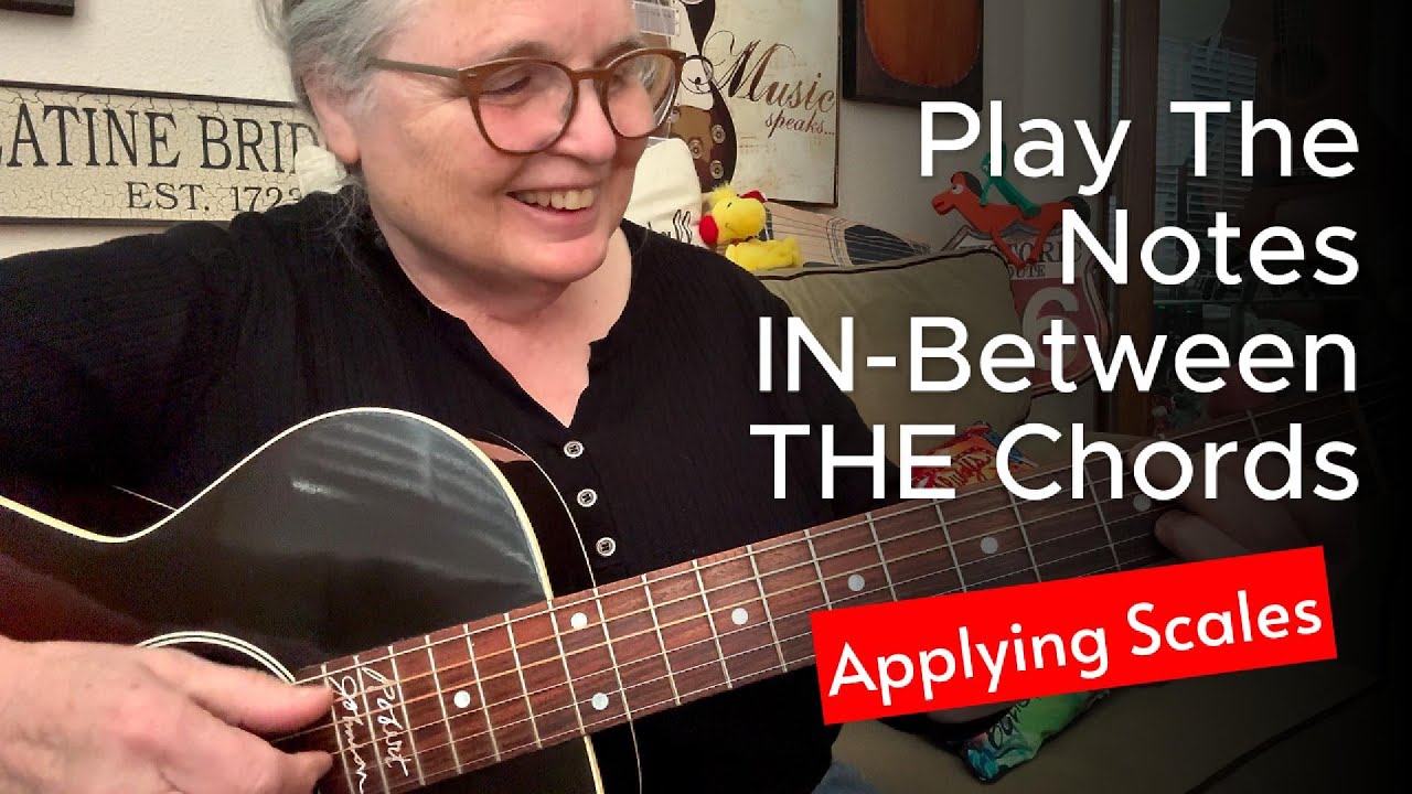 Learn To PLAY GUITAR CHORDS WITH MELODY  ** Adapt Scales ** Easy Method Lesson