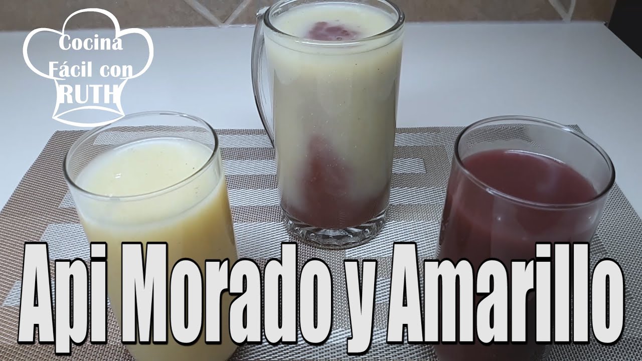 Api de Maíz Morado y Amarillo - Boliviano