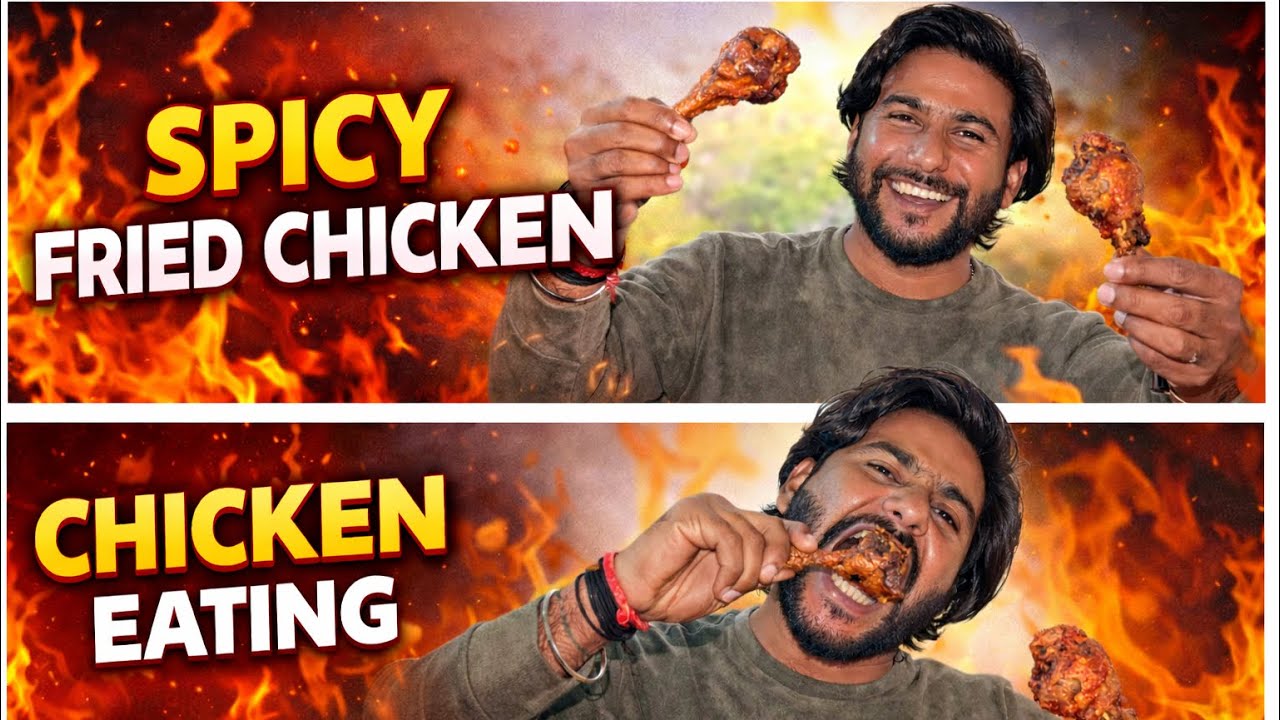 Itna Crispy Chicken😍First Bite Mein Pyaar Ho Gaya🫰@WeLeiNsaN02/022026 #chiken #momos #tandurichicken