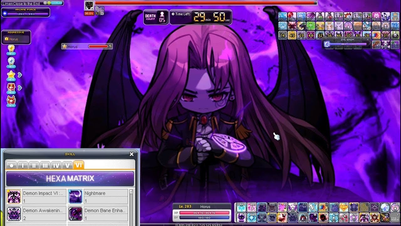 [NewAge] Demon Slayer Origin Skill & Demon Impact VI bossing showcase