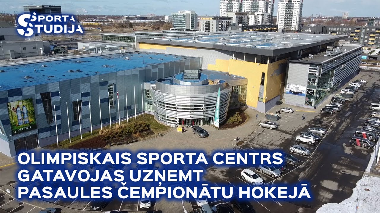 Olimpiskais sporta centrs sāk pielāgoties, lai uzņemtu pasaules čempionātu hokejā