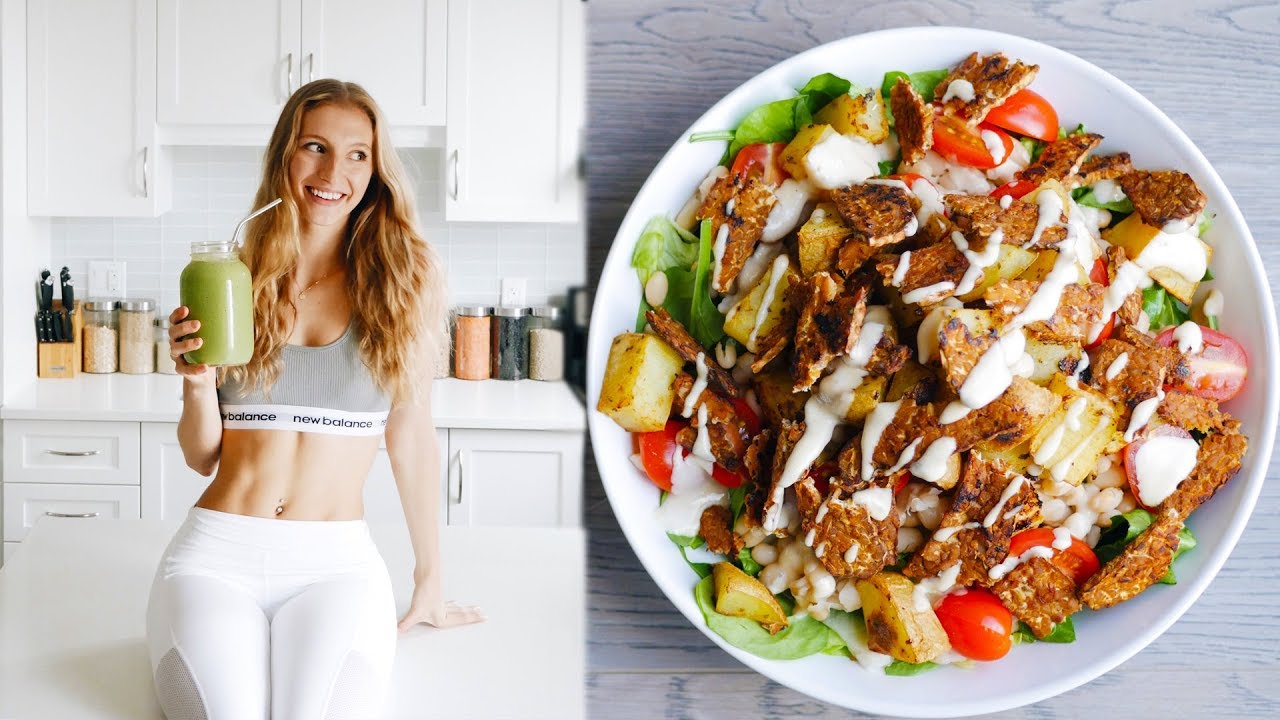 WHAT I EAT IN A DAY / FULL DAY OF EATING VLOG | EASY, HEALTHY, MEAL IDEAS