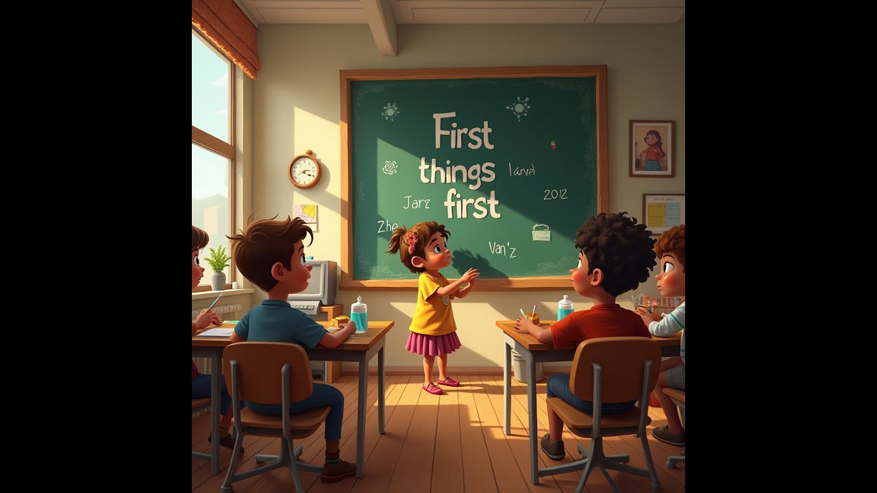 First Things First - English Lesson #1