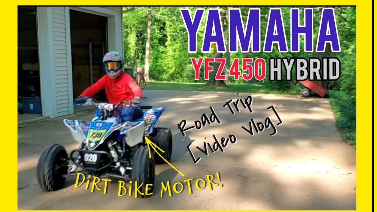 WE GOT A YAMAHA YFZ450  HYBRID | YFZ250F DIRT BIKE MOTOR
