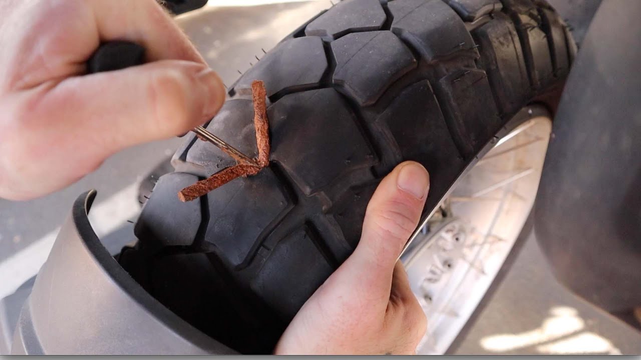 How To Plug A Motorcycle Tire
