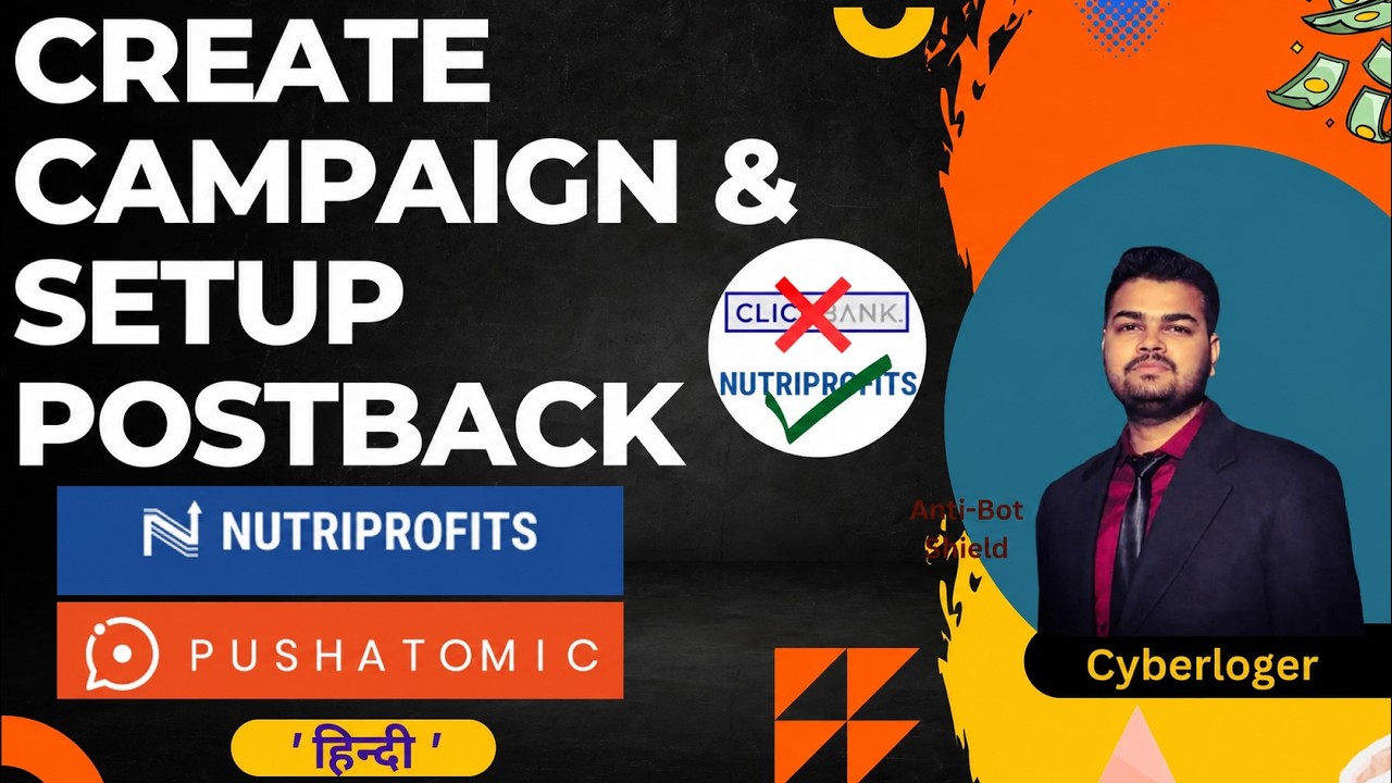 How to Setup PushAtomic Ads with Nutriprofit Offer |  Affiliate Marketing Tutorial