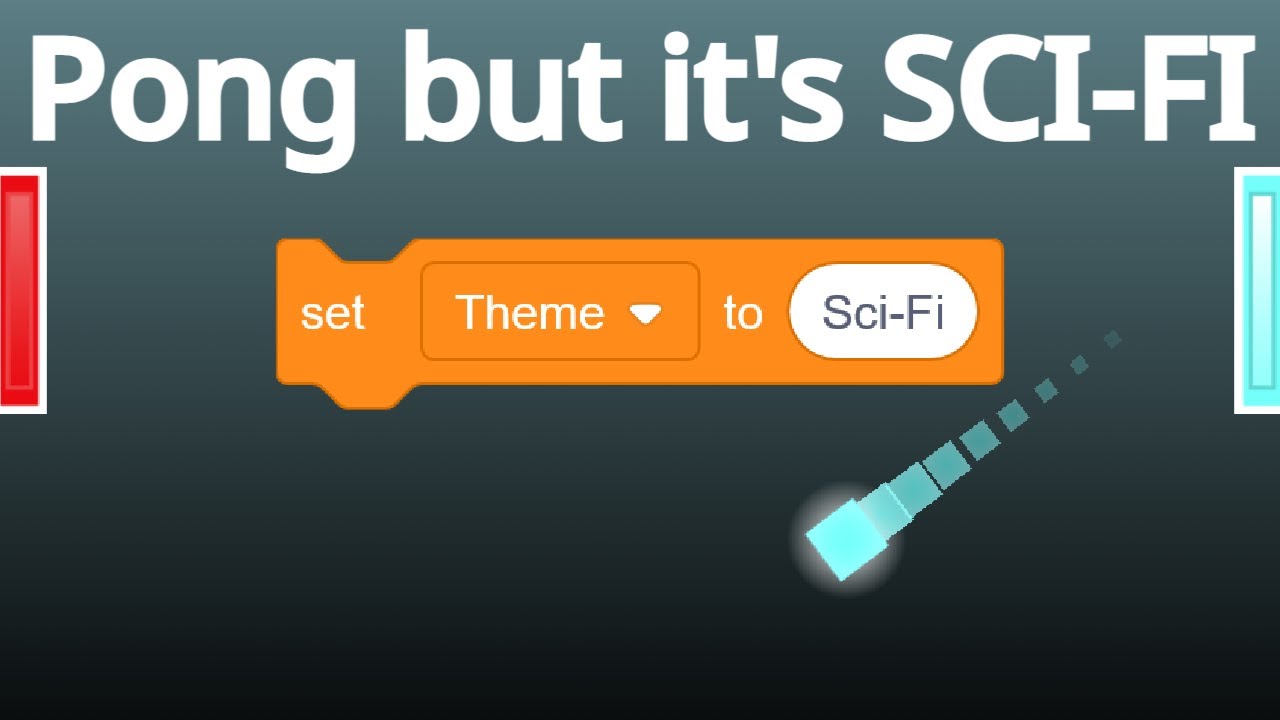 PONG but it's SCI-FI