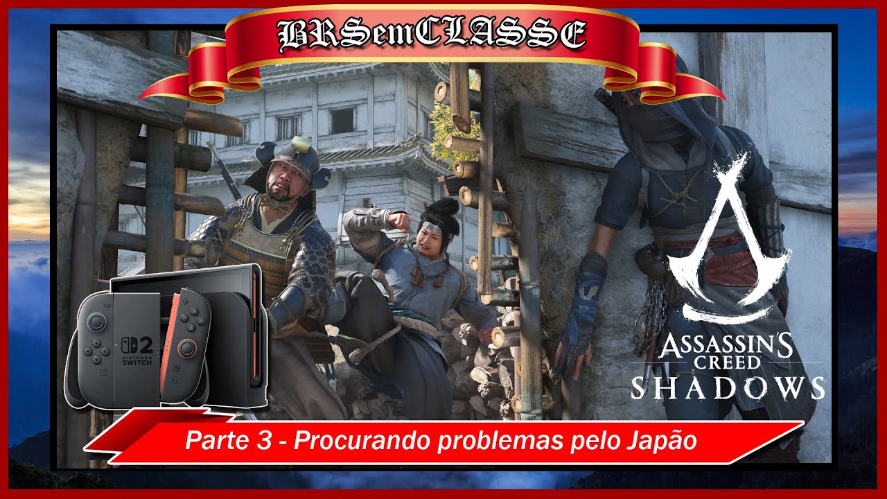 Assassins Creed Shadows - A zoeira continua no Switch 2